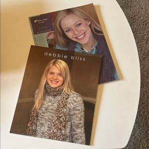 Lot of 2 Knitting Pattern Books Debbie Bliss and Ella Rae